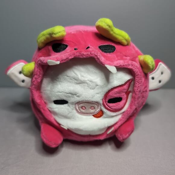 MeWaii Fluffffy Family Pitaya Cow Stuffed Animal Kawaii Plush Pillow Squishy Toy - Picture 1 of 10